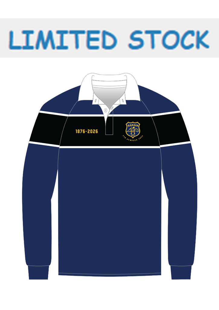 Rakaia RFC 2026 Jubilee LS Rugby Jersey